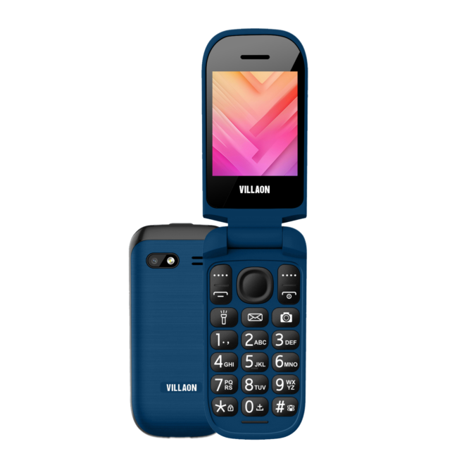 Villaon Pock 1 -  1.77 Inches Display - Rear Camera -  FM Wireless - Dial Large Fonts - Dual SIM - 1000mAh Battery