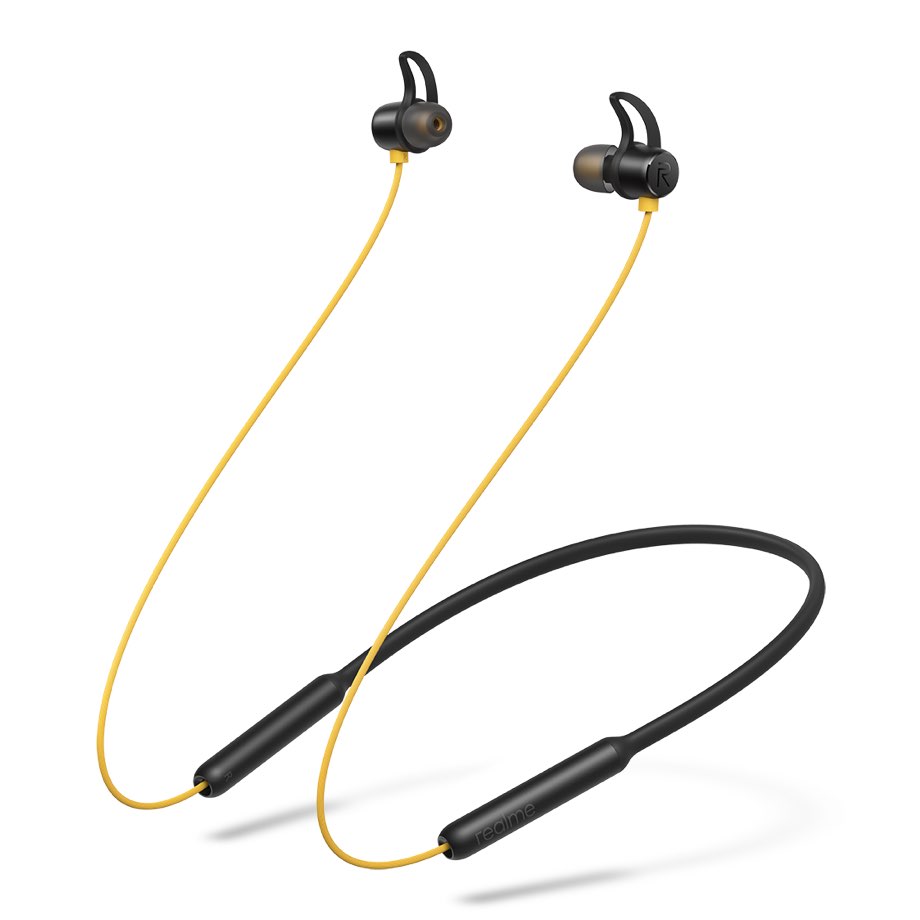 Realme Buds Wireless - Bluetooth 5.0 - Magnetic Control - 12 Hour Playback - Flexible Necklace