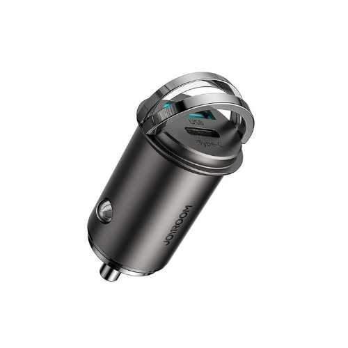 Joyroom C-A35 45W Mini 2-port ring-pull fast car charger