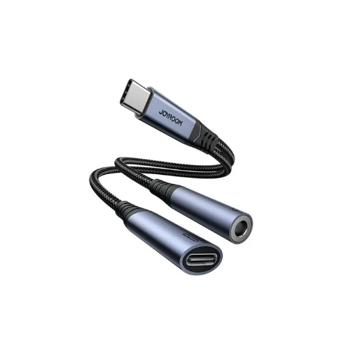 Joyroom SY-C02 Audio-Transfer Series 2-in-1 Audio Adapter (Type-C to 3.5mm+Type-C)