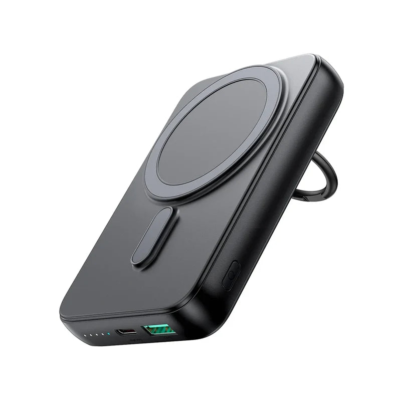 Joyroom JR-W050 20W Magnetic Wireless Power Bank With Ring Holder 10000mah